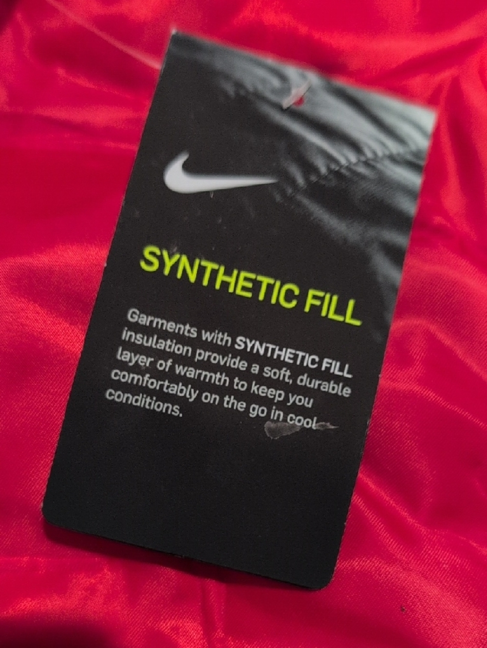 Nike Kids Hooded Puffer Jacket with White Swoosh - Picture 10 of 11